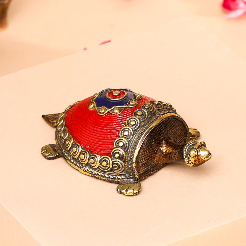Brass Dhokra Tortoise Vastu/Feng Shui