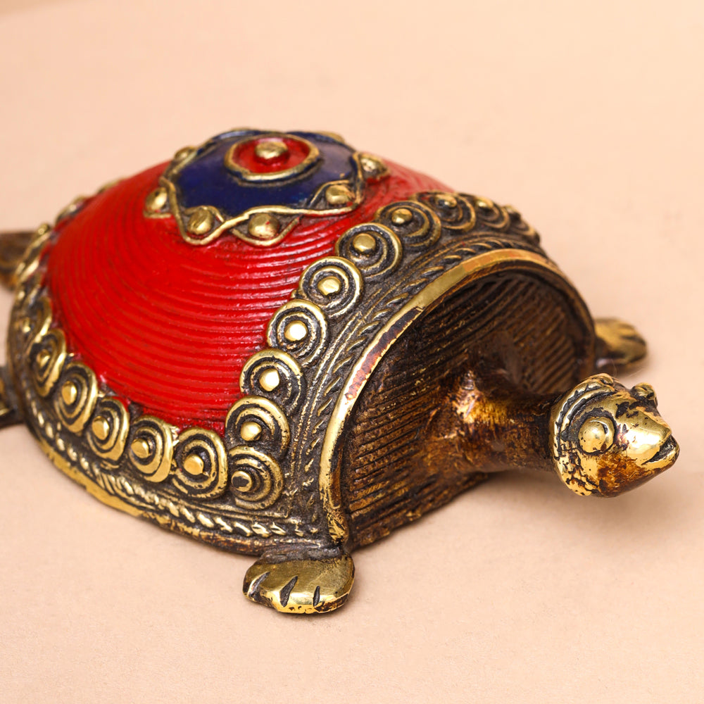 Brass Dhokra Tortoise Vastu/Feng Shui