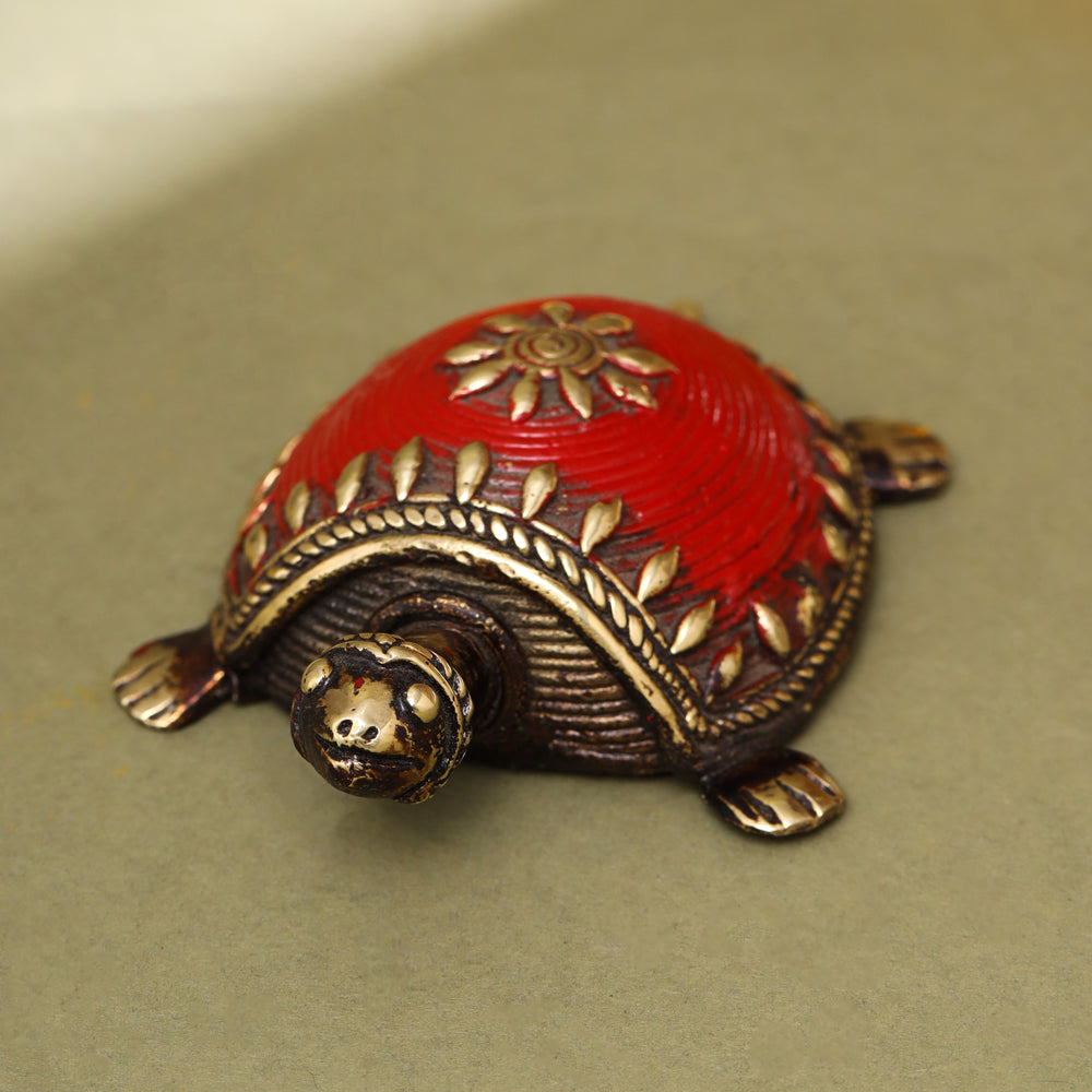 Brass Dhokra Tortoise Vastu/Feng Shui