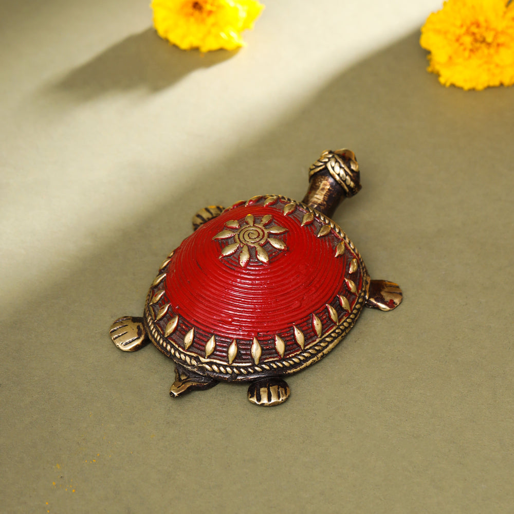 Brass Dhokra Tortoise Vastu/Feng Shui