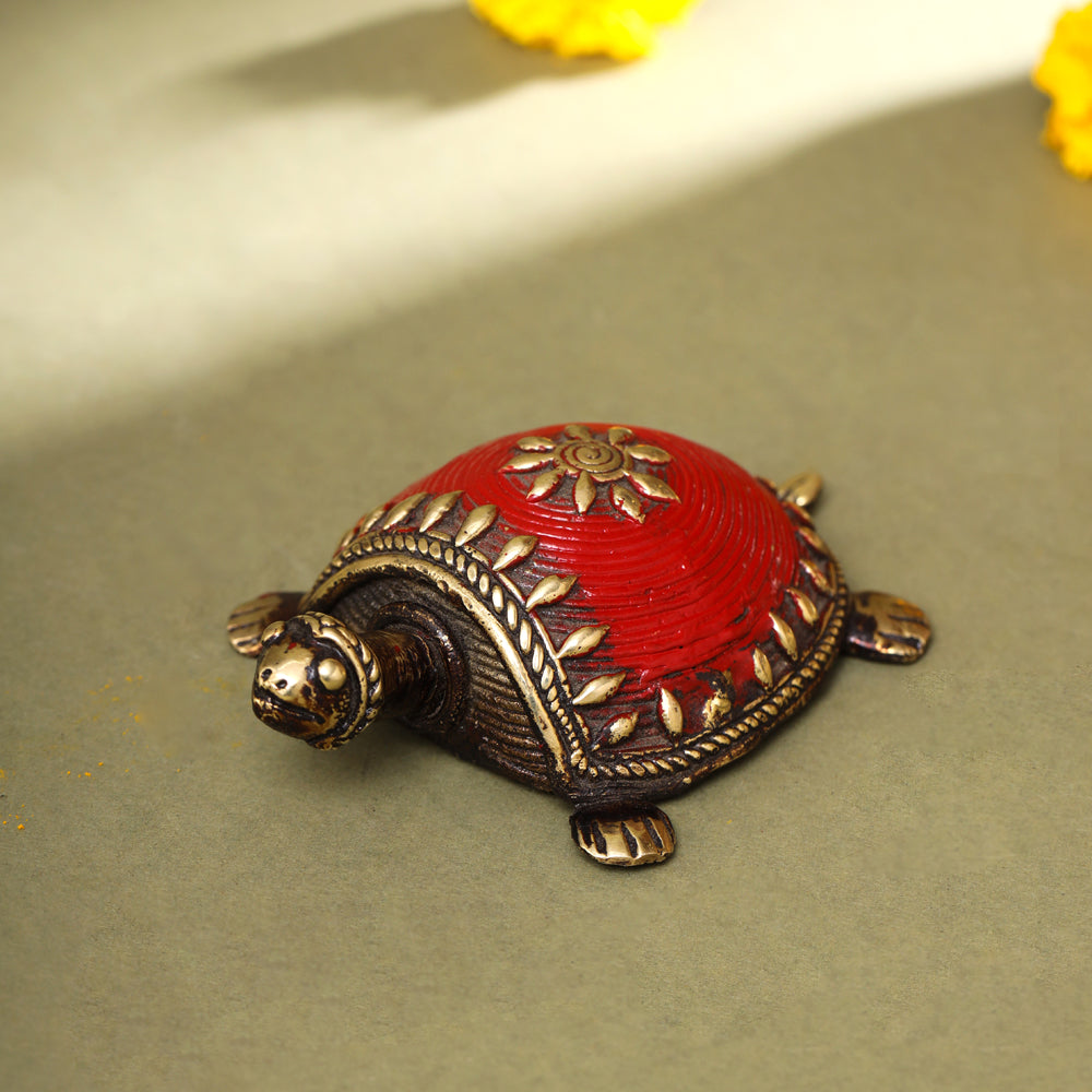 Brass Dhokra Tortoise Vastu/Feng Shui