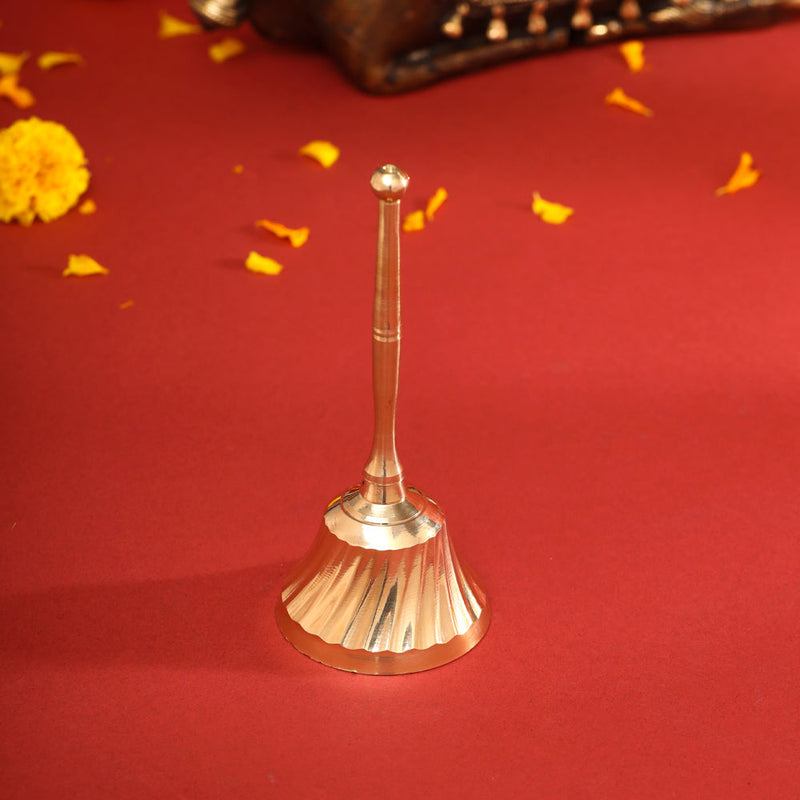 Brass Plain Traditional Handbell