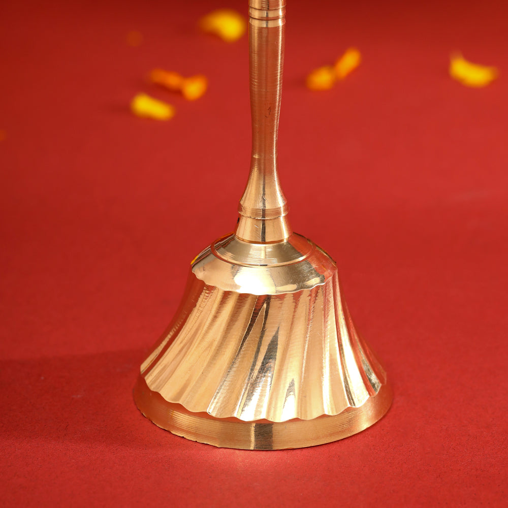 Brass Plain Traditional Handbell