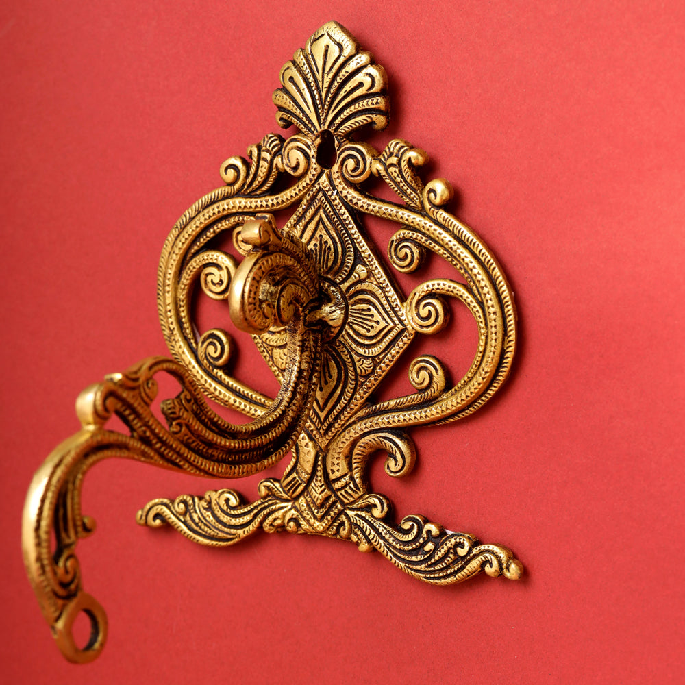 Brass Hanging Wall Mount Bracket (6.5 Inch)