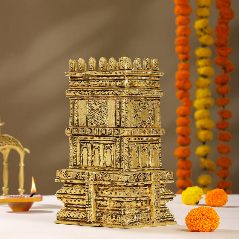 Brass Meenakshi Temple Model (9.5 Inch)