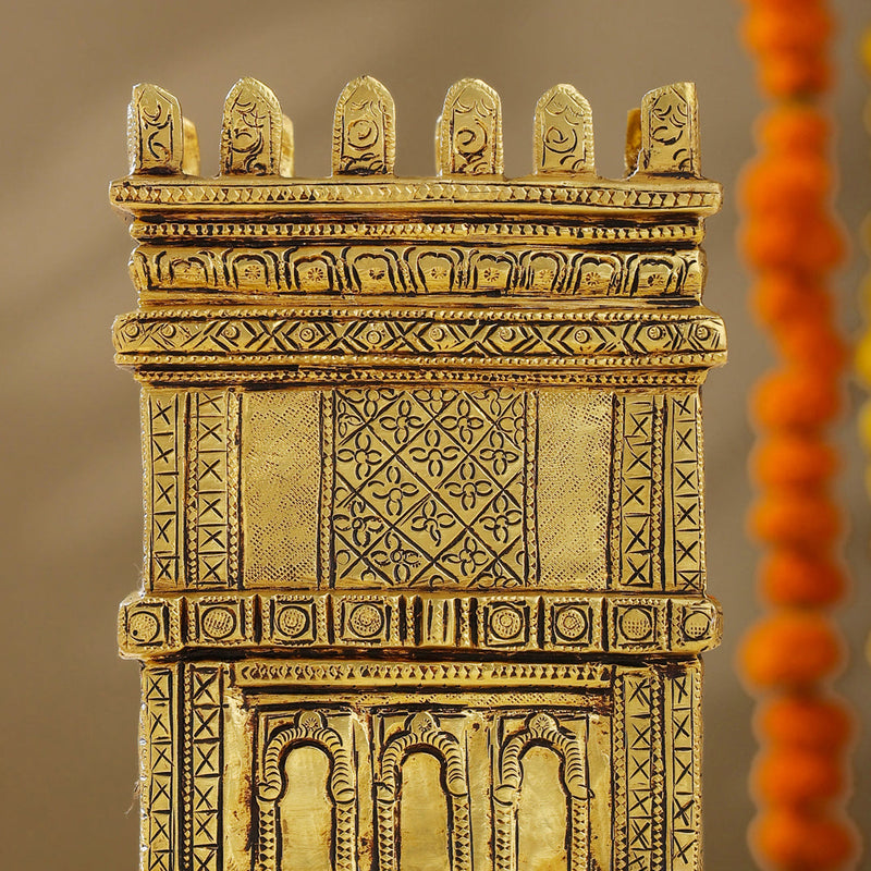 Brass Meenakshi Temple Model (9.5 Inch)