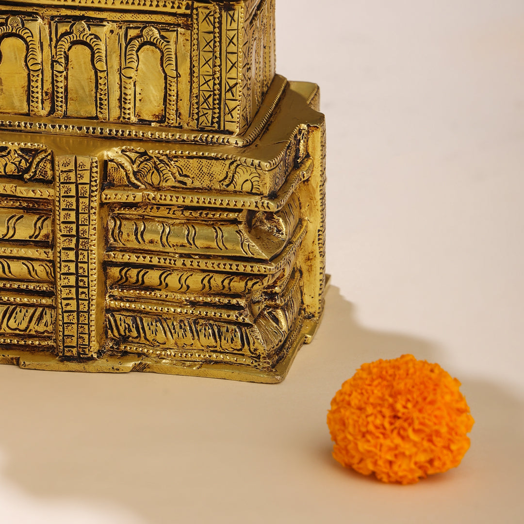Brass Meenakshi Temple Model (9.5 Inch)