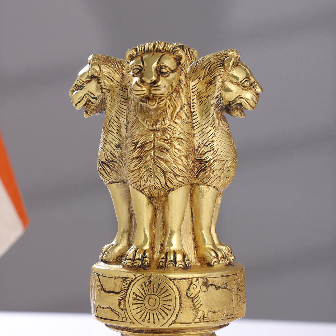 Brass Ashok Stambh (10 Inch)