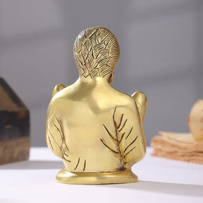 Brass Sadguru Saint Shankar Maharaj Idol (5.5 Inch)