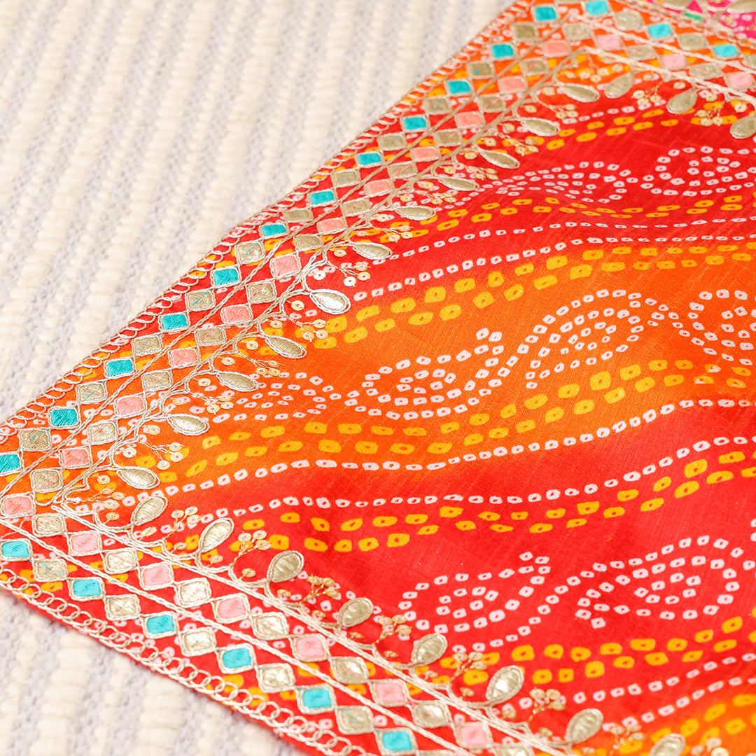 Bandhaj Gota Patti Pooja Asana