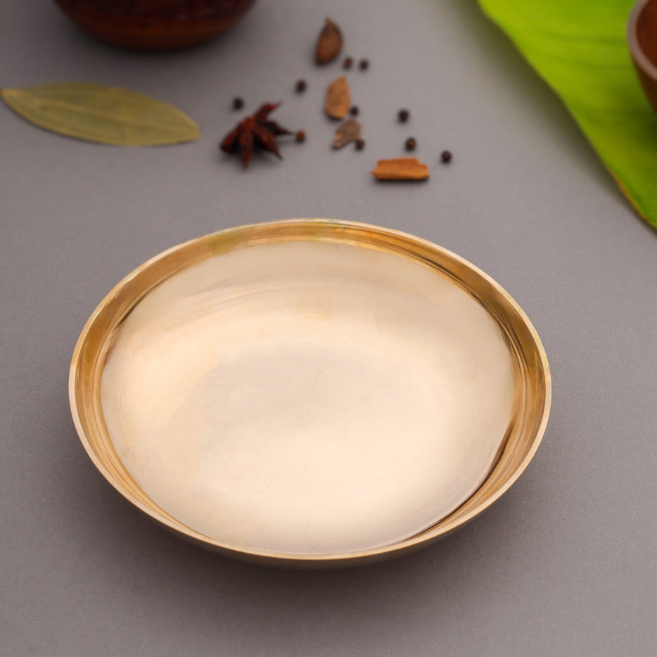 Kansa Fine Kachola/Plate (6 Inch)