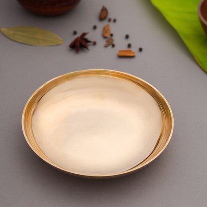 Kansa Fine Kachola/Plate (6 Inch)