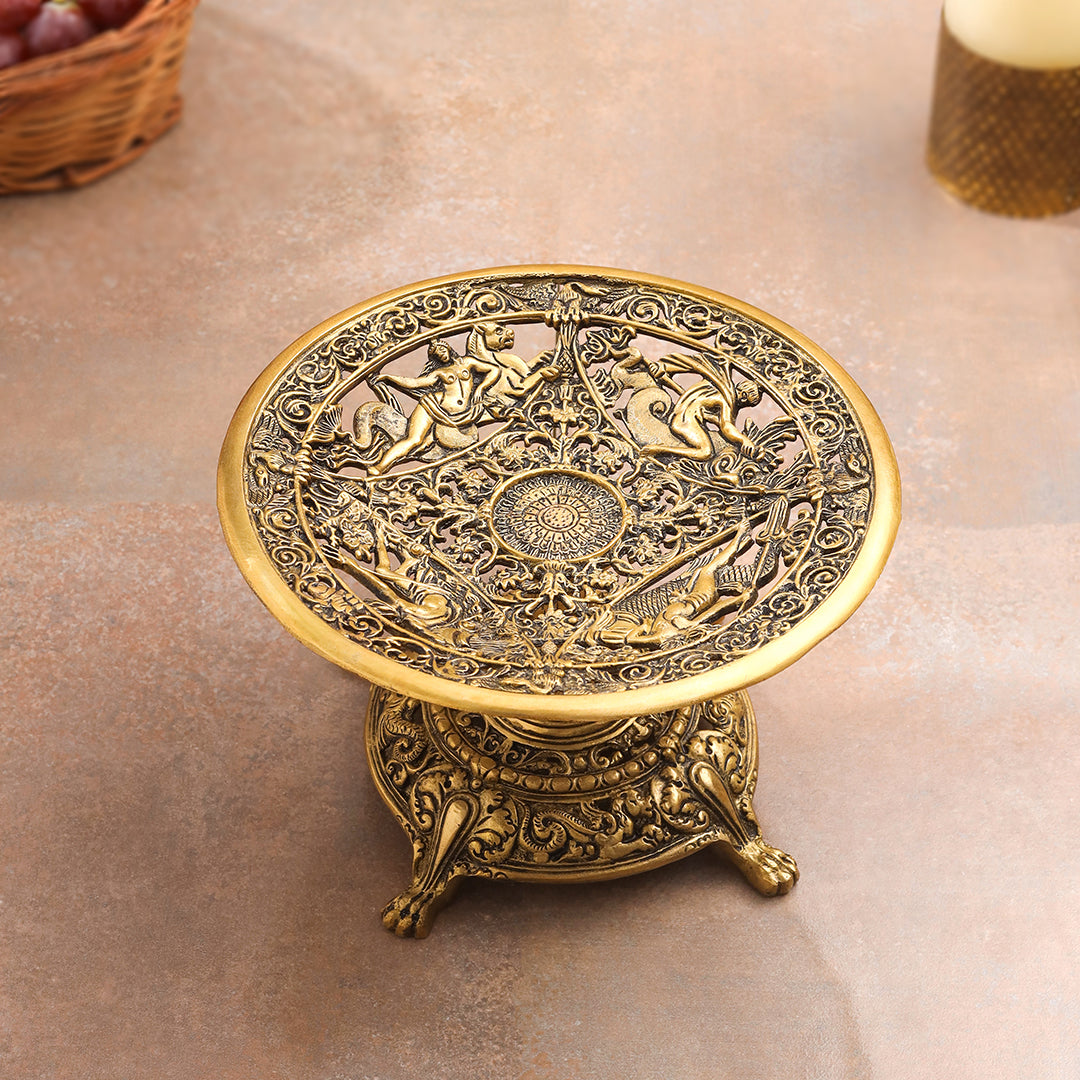 Brass Fruit Table Tray / Stand (5.5 Inch)