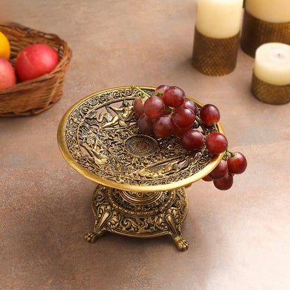 Brass Fruit Table Tray / Stand (5.5 Inch)