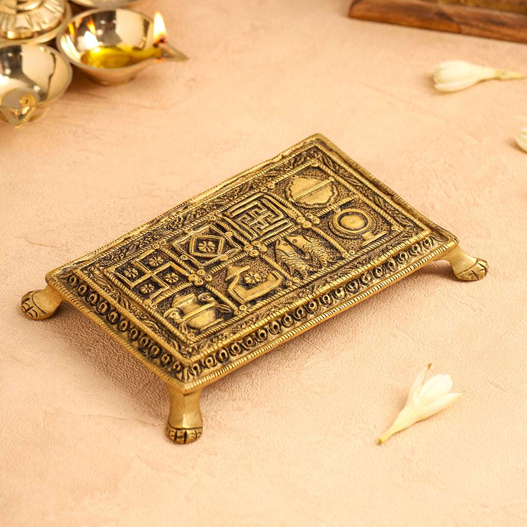 Brass Pooja Chowki