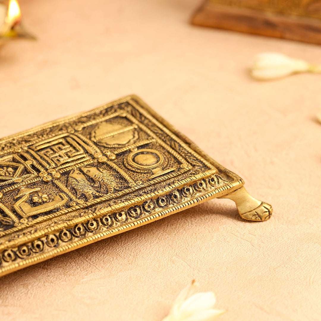 Brass Pooja Chowki