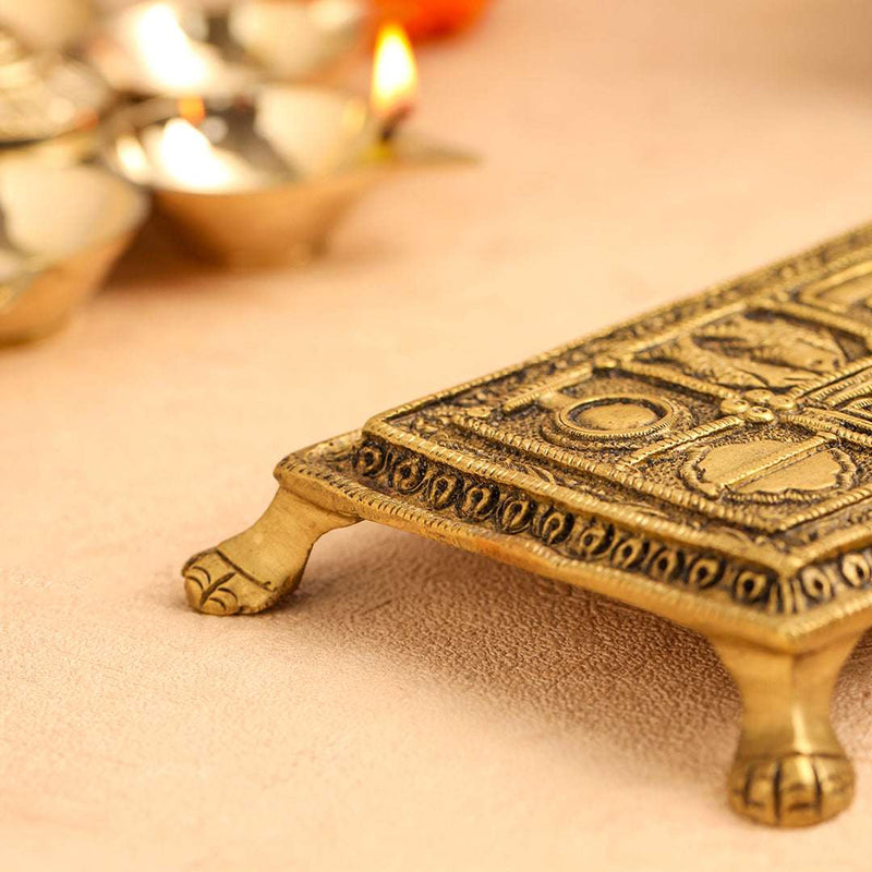 Brass Pooja Chowki
