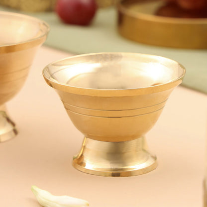 Brass Serving Bowl Pair