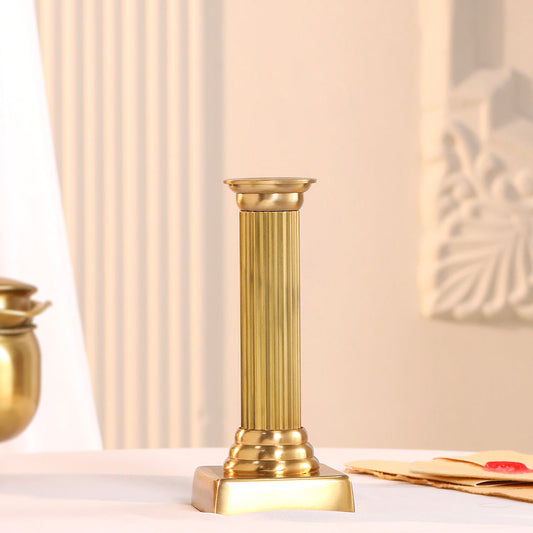 Brass Candle Stand Holder (6.7 Inch)