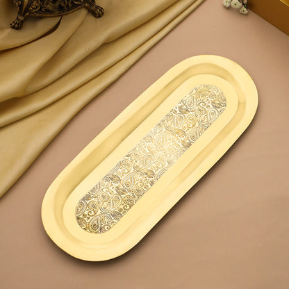 Brass Rectangular Serving Tray