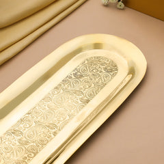 Brass Rectangular Serving Tray