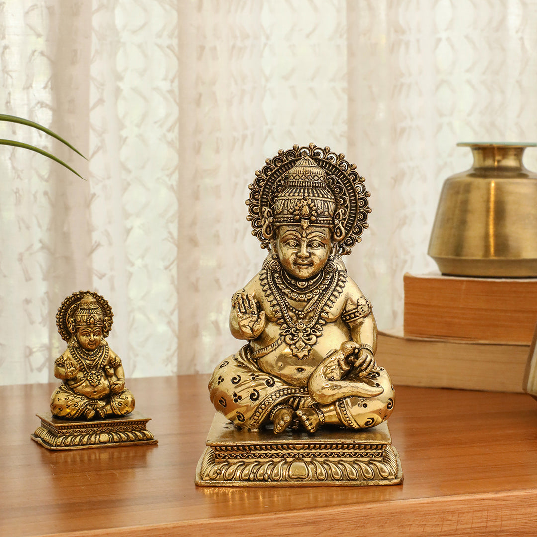 Brass Superfine Kuber Maharaj Idol
