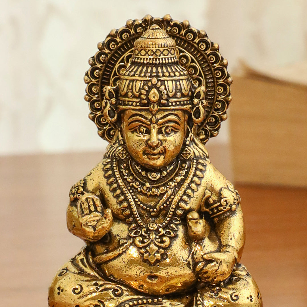 Brass Superfine Kuber Maharaj Idol