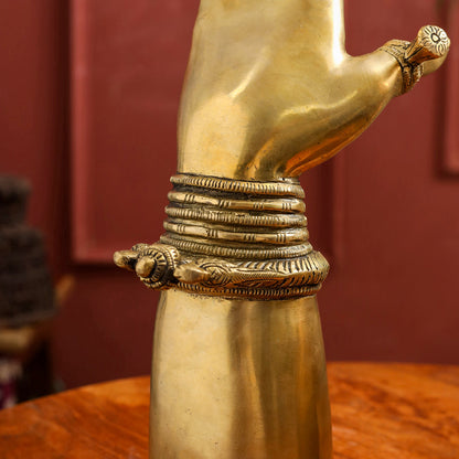 Brass Decorative Hand Pair (12 Inch)