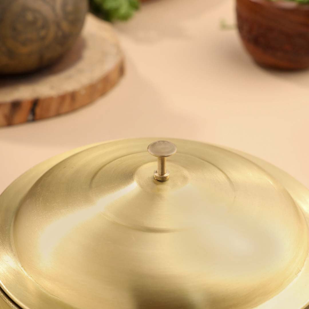 Brass Roti/Chapati box (4.5 Inch)