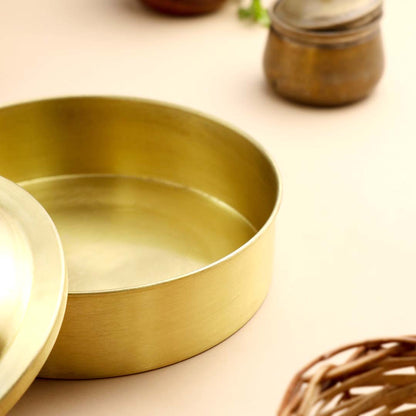 Brass Roti/Chapati box (4.5 Inch)