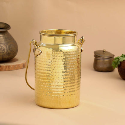 Brass Milk Pot With Lid