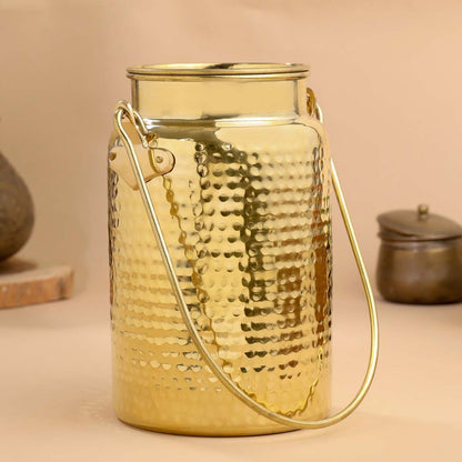 Brass Milk Pot With Lid