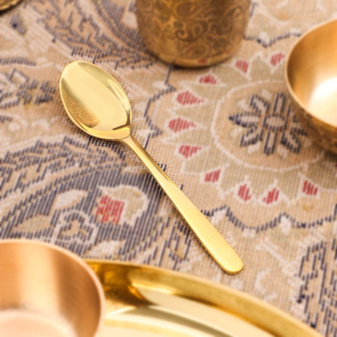 Brass Maharaja Thali/Dinner Set (1.85 Kg)