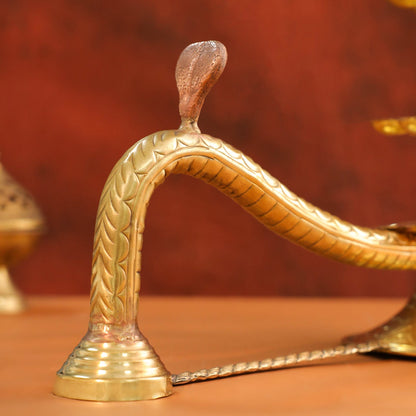 Brass Traditional Ganga Aarti (14 Inch)