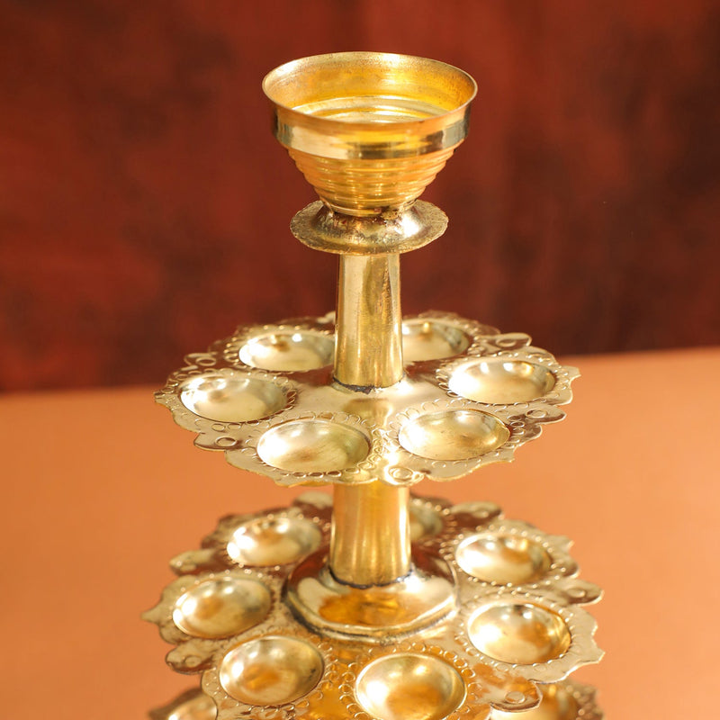 Brass Traditional Ganga Aarti (14 Inch)