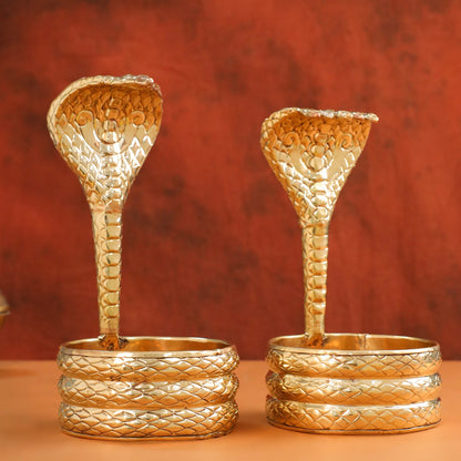 Brass Naag Design Abhishekam (12 Inch)