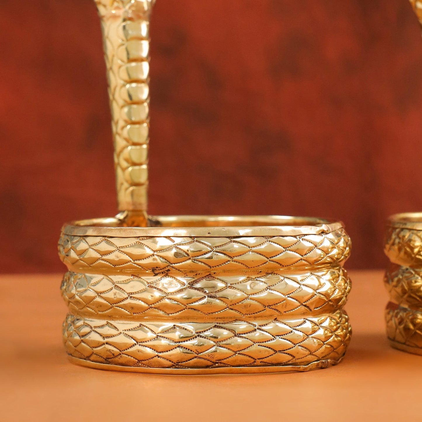 Brass Naag Design Abhishekam (12 Inch)