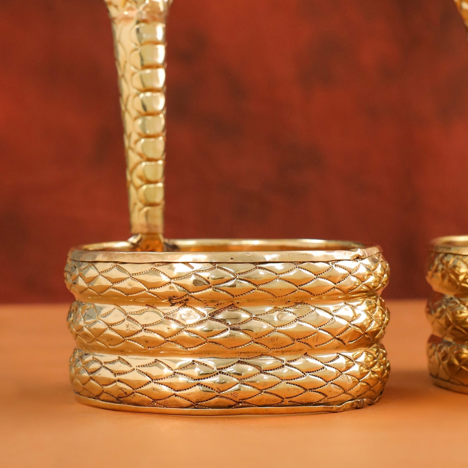 Brass Naag Design Abhishekam (12 Inch)