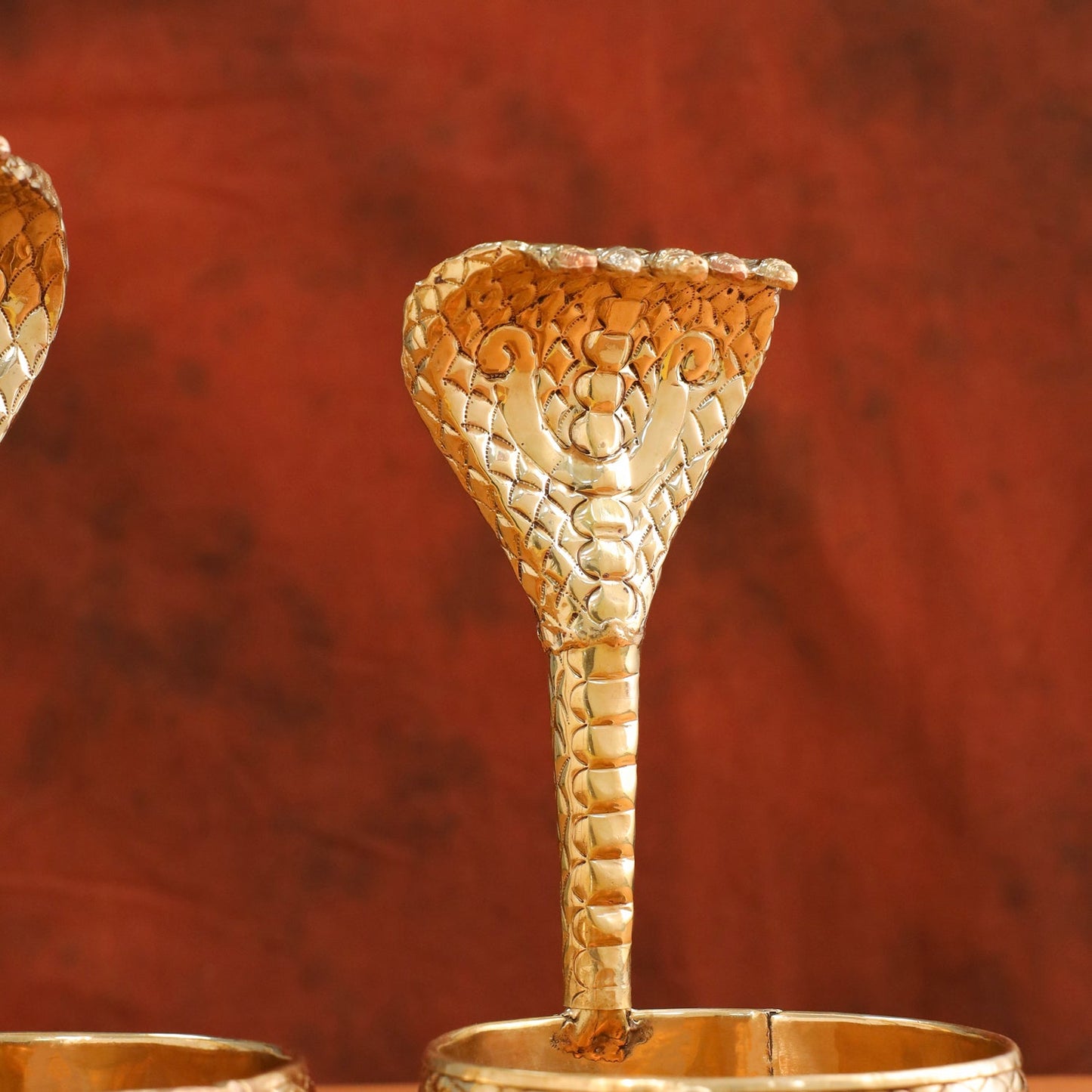 Brass Naag Design Abhishekam (12 Inch)