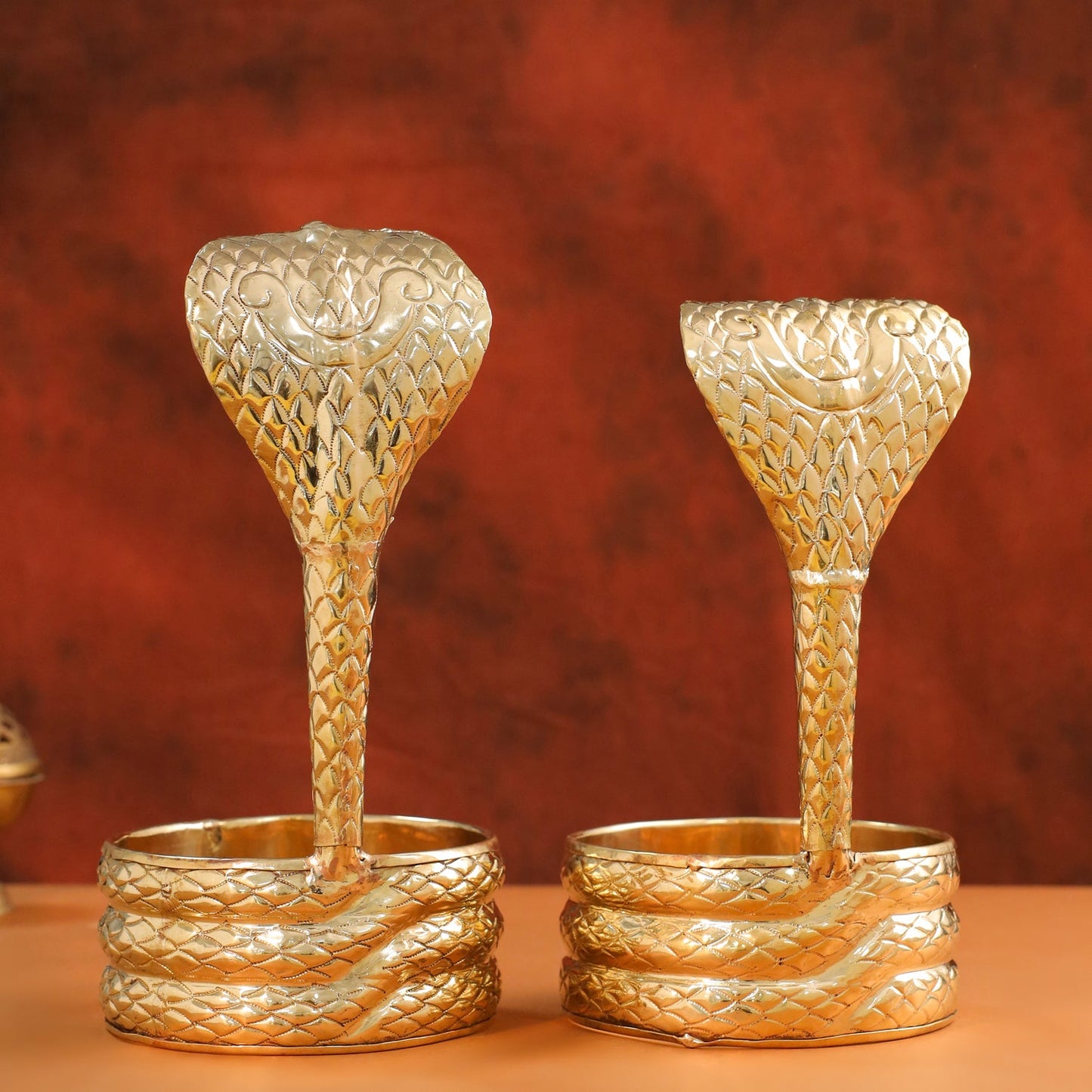 Brass Naag Design Abhishekam (12 Inch)