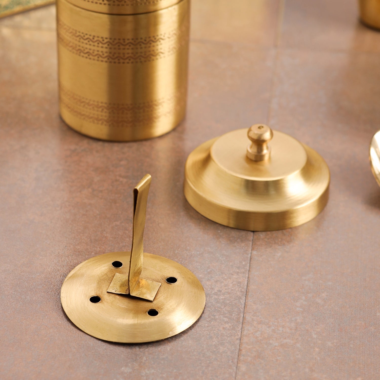 Brass Coffee Maker And Davara Set Corporate/Gift Hamper