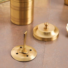 Brass Coffee Maker And Davara Set Corporate/Gift Hamper