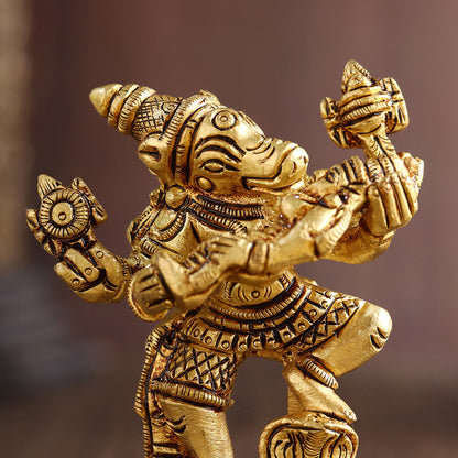 Brass Standing Varaha Lakshmi Idol (3.5 Inch)