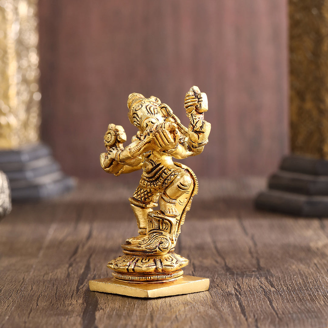 Brass Standing Varaha Lakshmi Idol (3.5 Inch)