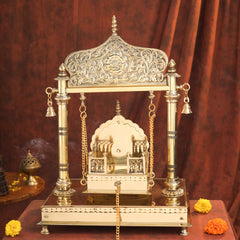 Brass Laddu Gopal Swing / Jhula (20.8 Inch)