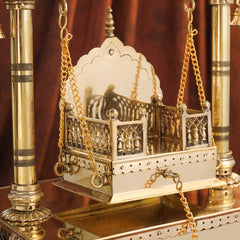 Brass Laddu Gopal Swing / Jhula (20.8 Inch)