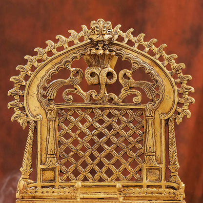 Brass Superfine Sheshnag Singhasan – Premium Handmade Pooja Deco (13 Inch)