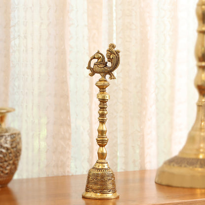 Brass Bird Handbell (10.3 Inch)