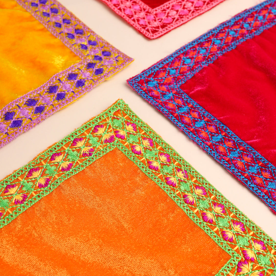 Embroidered Pooja Asana