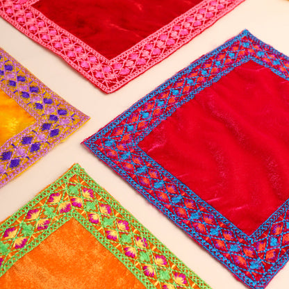 Embroidered Pooja Asana